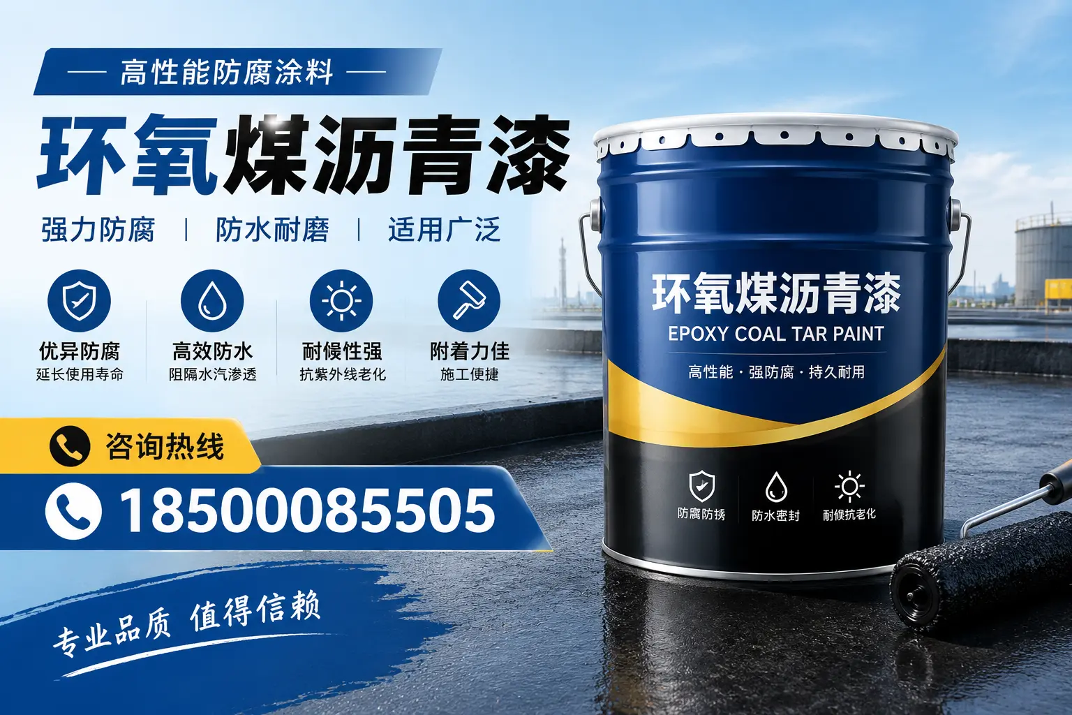 环氧煤沥青漆的主要成分与功能，茂名用户深度了解